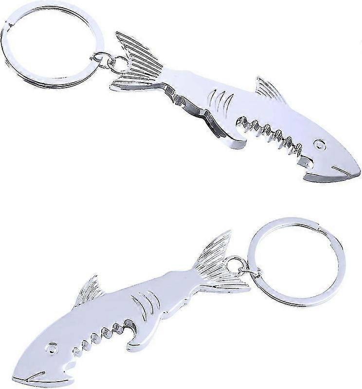 2 stk haj flaskeåbner--