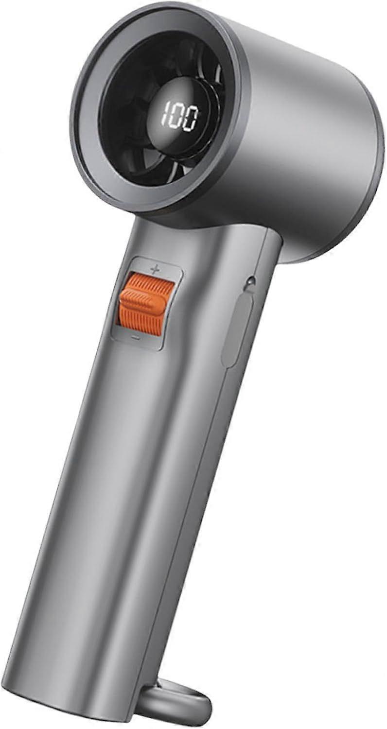 Portable Handheld Miniature Fan USB Charging and LED Display for Outdoor and Office Adjustable Speed Cooling Fan