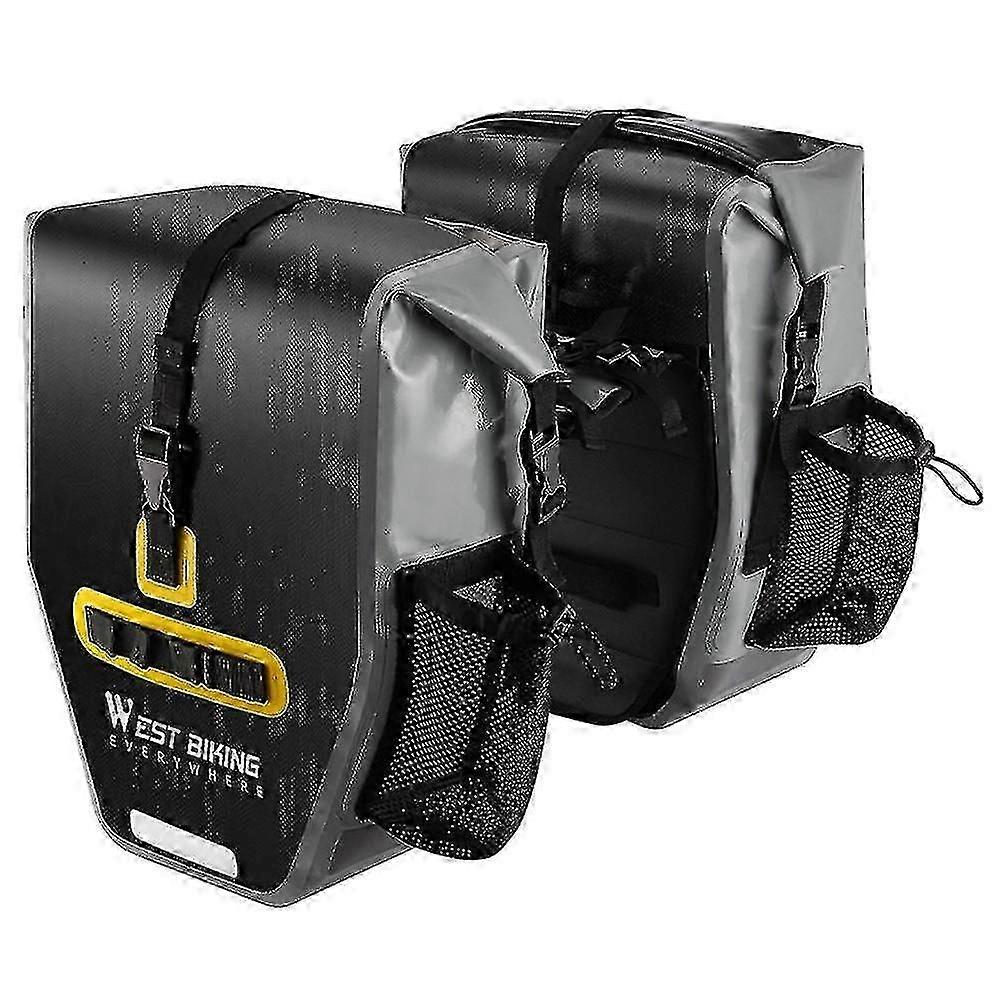 YP0707347 1000D مقاوم للماء قماش دراجة حقيبة رف خلفي الذيل Pannier حزمة تخزين ركوب الدراجات