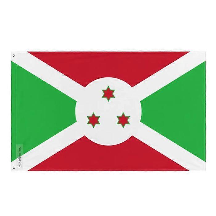 Flag of Burundi – 64 x 96 cm – Polyester – Metal eyelets – Durable