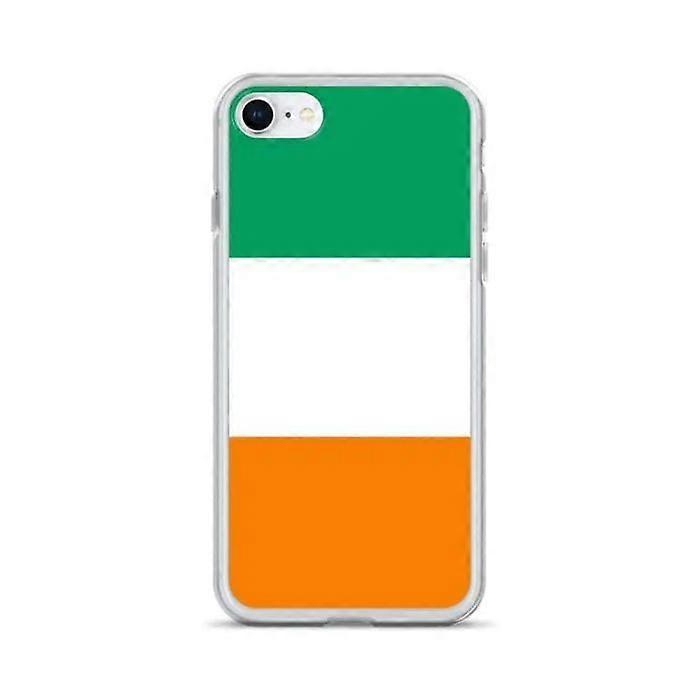 iPhone Case - iPhone 8 - Ivory Coast Flag - Flexible - Multicolored - Vertical
