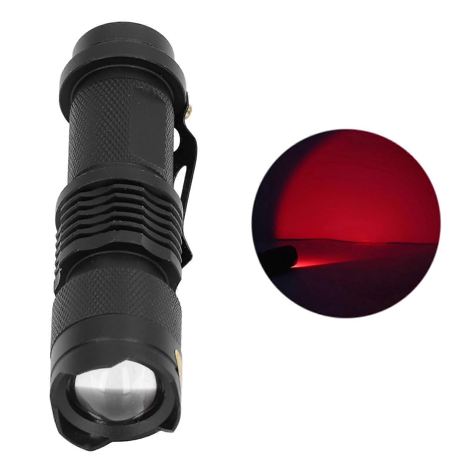 LED Flashlight 1 Mode Retractable Waterproof Handheld Lamp for Hunting Beekeeping