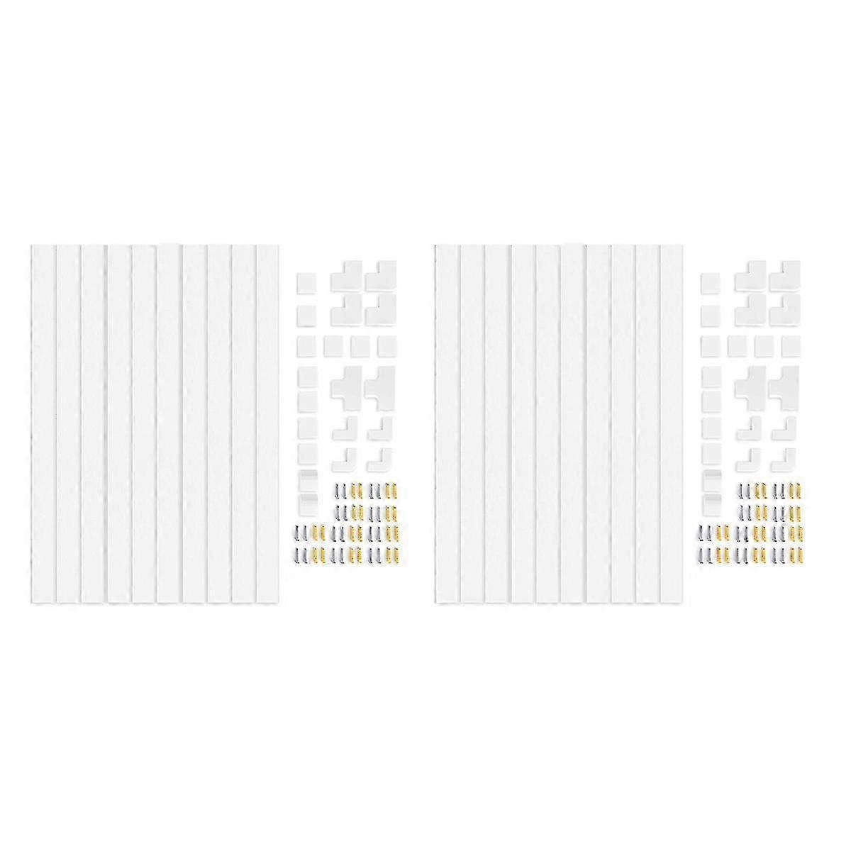 2set Cable Concealer Cable Trunking Kit ,Wall Wire Channels Cable Hiders, Wire Cords Concealer