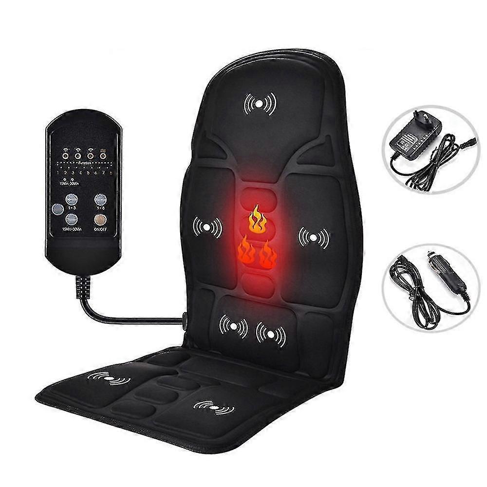 Seat Massager, Vibrating Back Massager for Chair Massage Cushion to Relieve Stress and Fatigue