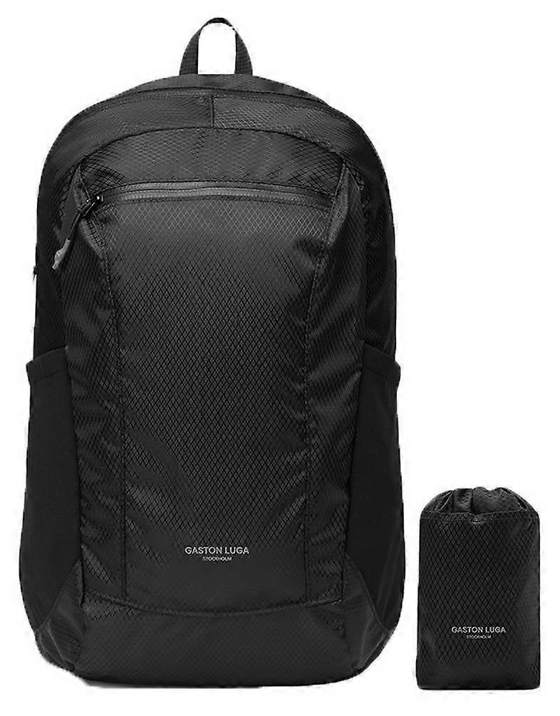 Gaston Luga Lightweight Packable Backpack  - Black