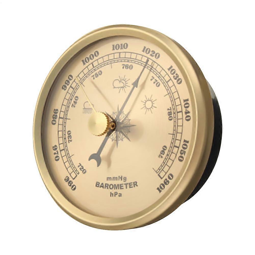 Maritime Barometer  Traditional 3 in 1 with Dial, Brass  Barometer with Temperature, Humidity  70 mm Thermometer