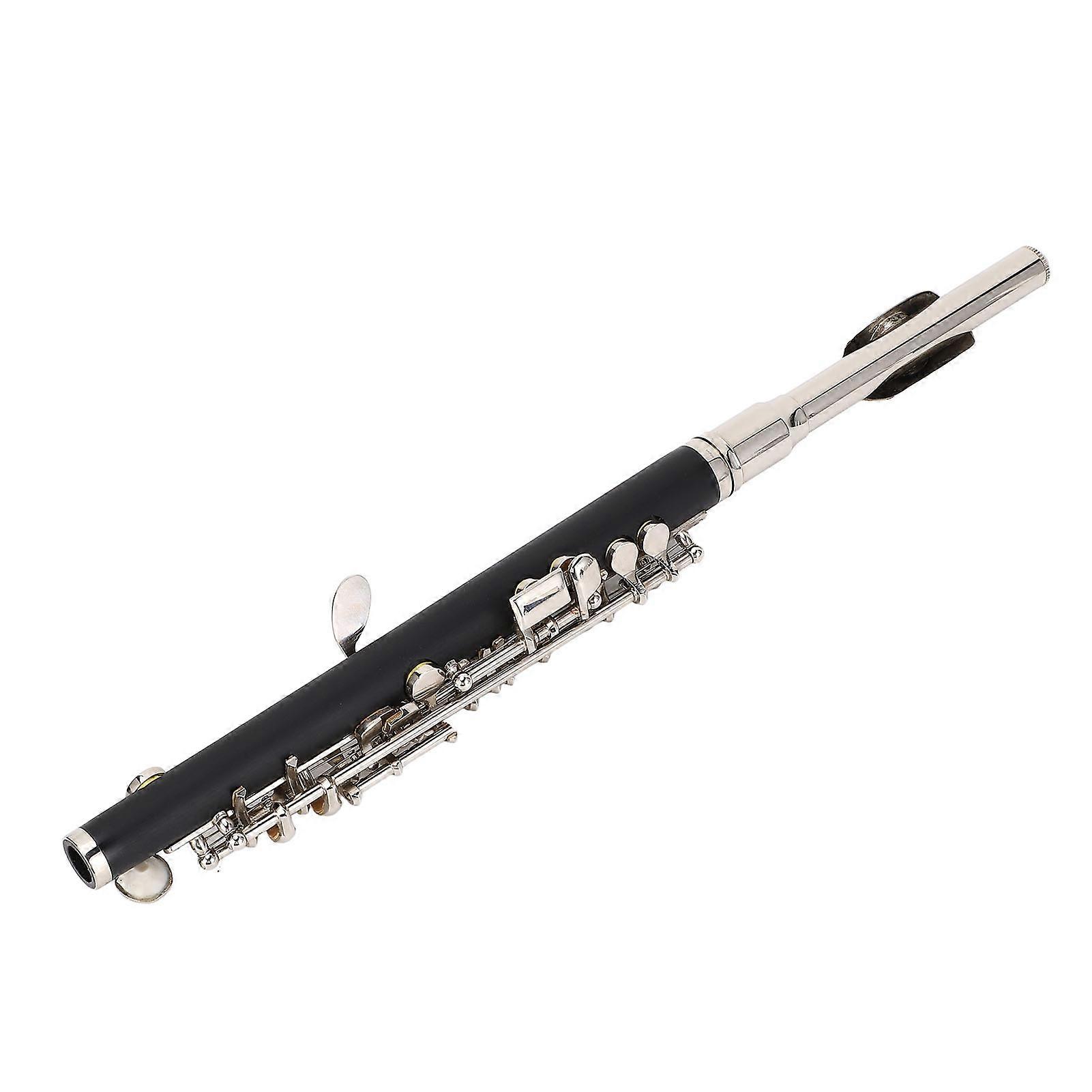 C Piccolo Flute in Key C for Beginners with Cleaning Kit & Case
