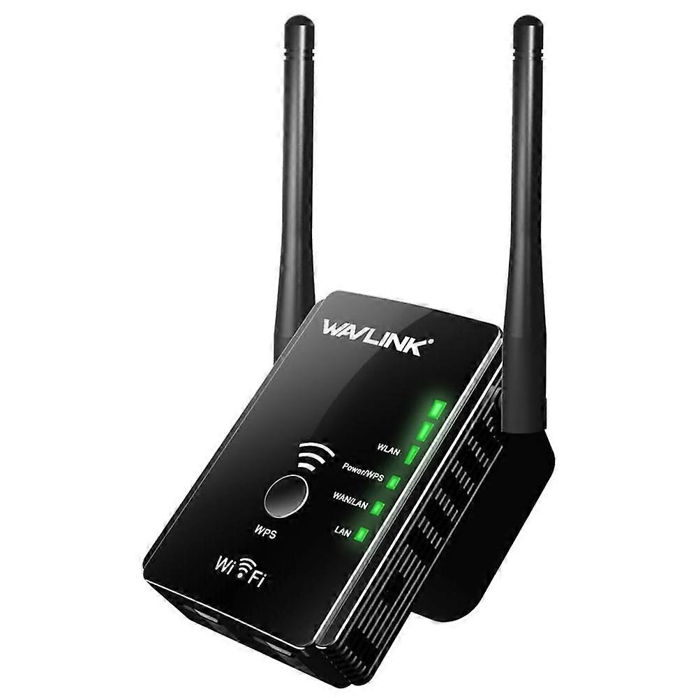 WAVLINK WS-WN578R2-B N300 WiFi Extender Wireless Router für zu Hause mit 2 externen Antennen
