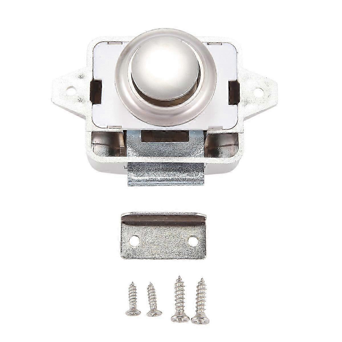 5PCS Keyless Push Button Locks for RV Caravan Boat Cabinet Drawer Latch