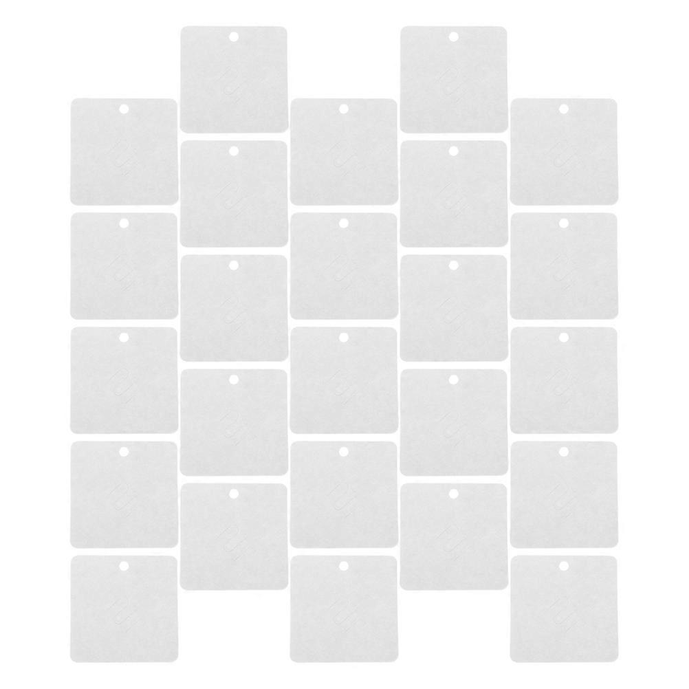 100pcs White Paper Earring Cards Blank Jewelry Display Tags for DIY Making and Selling, Easy Organization and Portable Use