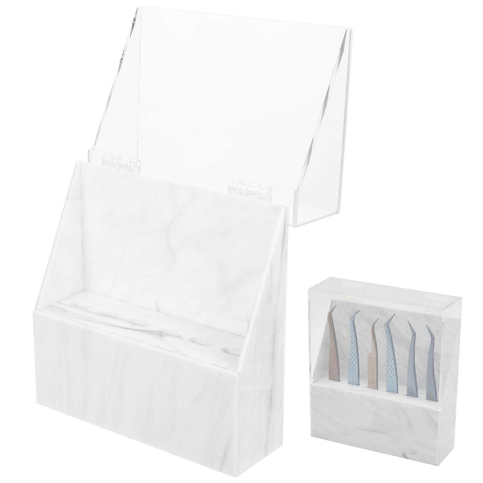 Eyelash Tweezers Stand Salon Tweezers Holder Home Use 14.50X4.50X16.00Cm Eyelash Grafting Tool Holder 1Set