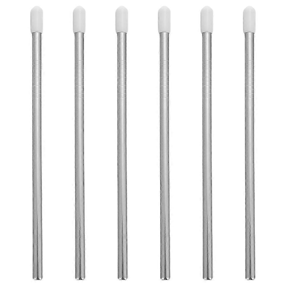 6pcs Dishwasher Draining Rack Rods Drainer Stand for Soda Bottles, Glasses & Carafes Space Saving Kitchen Design