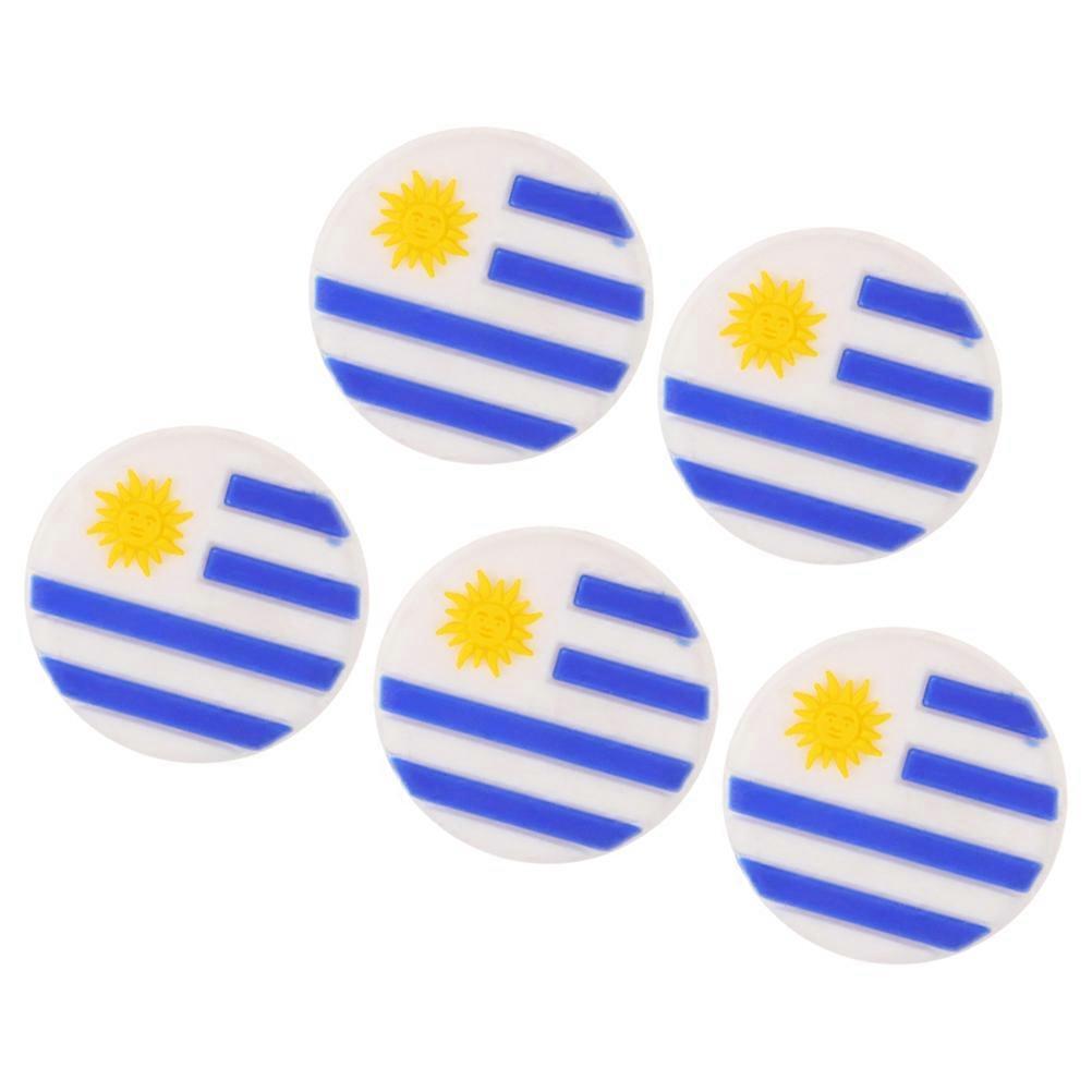 Tennis Dampener Racket Shockproof Absorber Silicone Technology Square Shape For Tennis Play 5Pcs