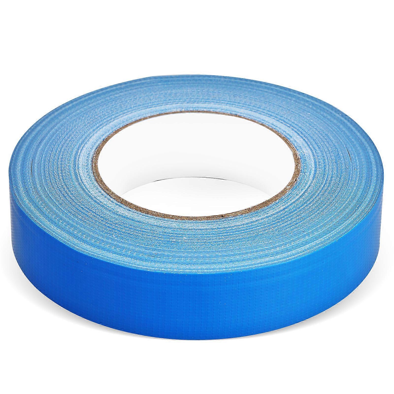 التعبئة والتغليف شريط لاصق شديد التحمل مقاوم للماء أزرق 50 م × 3 مم × 0.1 مم تحديد التماس 1 لفة