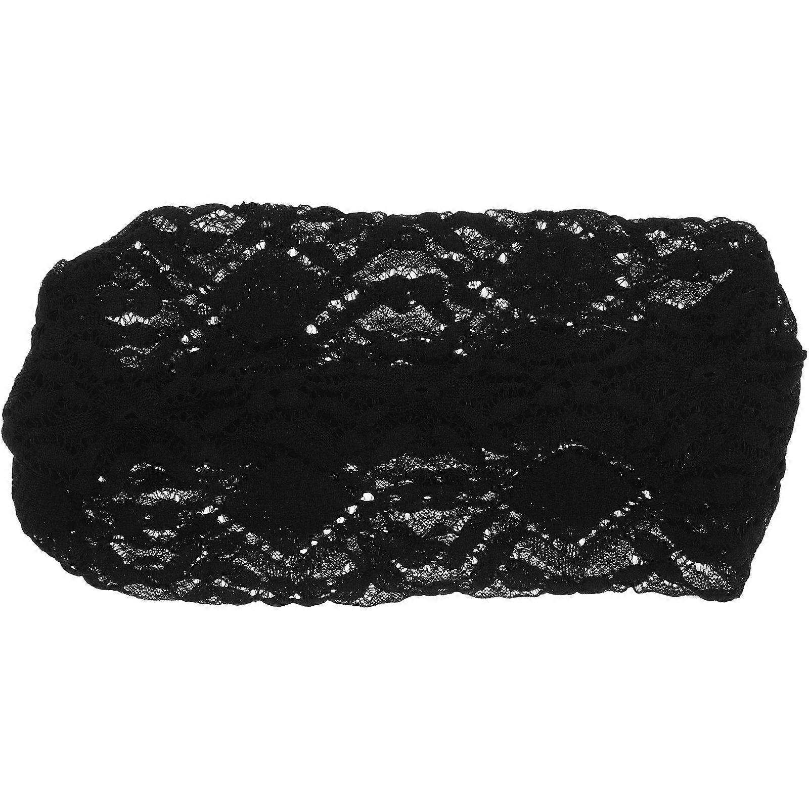 Handmade Wide Lace Hair Bandana for Women – Stylish Elastic Headband for Everyday Use and Chic Looks