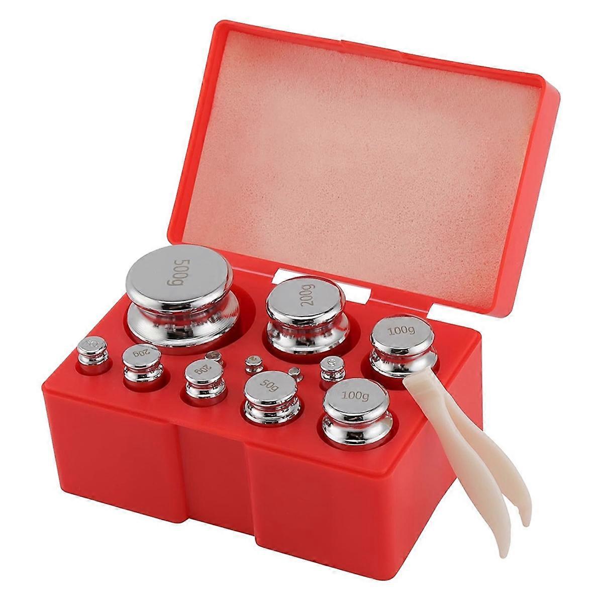 Steel Calibration Weights, Scale Calibration Weight Kit with Storage Box