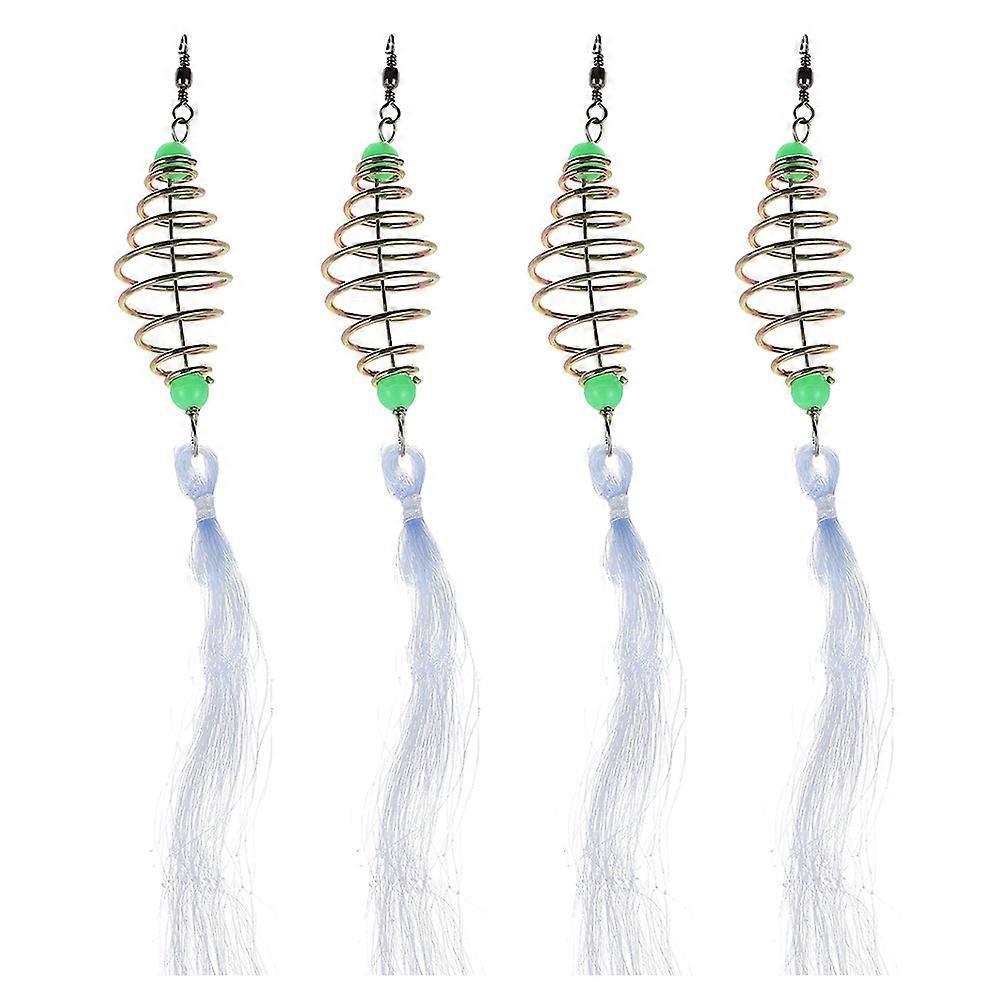 4pcs Portable Fishing Nets Multi Function Outdoor Fishing Traps Durable Mesh Design for Anglers