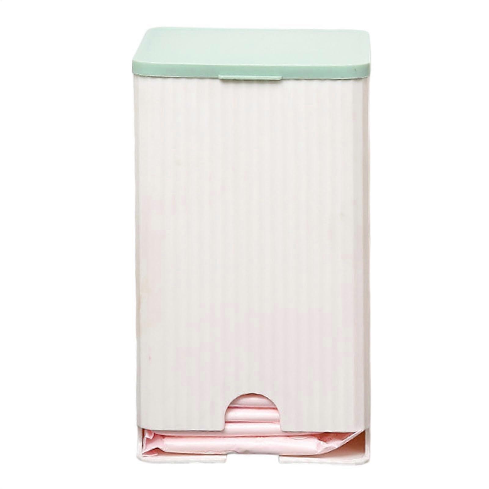 Tampon Organizer for Bathroom, Multi-Functional Tampon Dispenser, Green Tissue Paper Holder, Space-Saving Design for Home and Restaurant