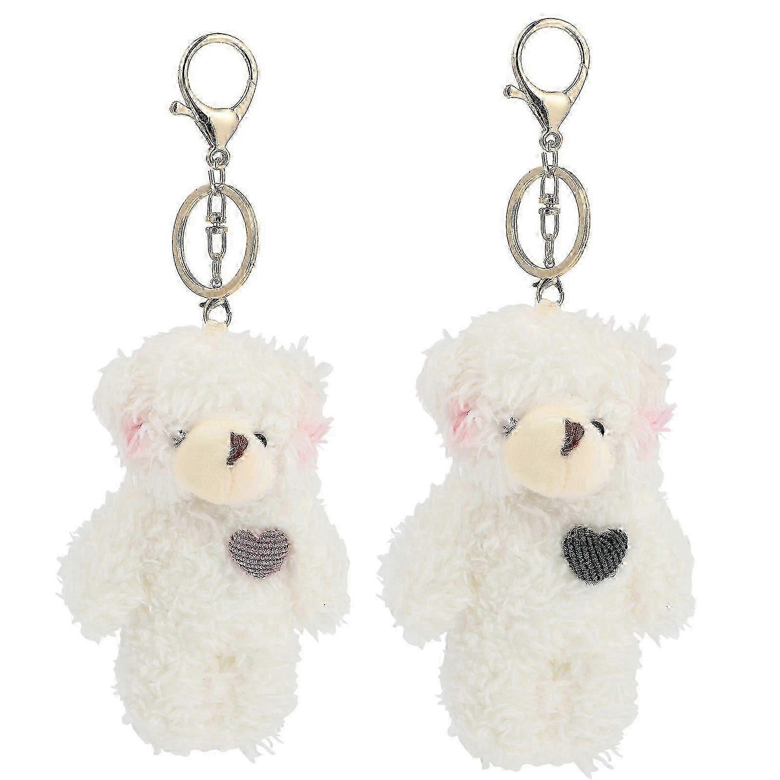 2kpl avaimenperäriipukset Pehmo karhulaukku ripustettavat riipukset avaimenperät riipus