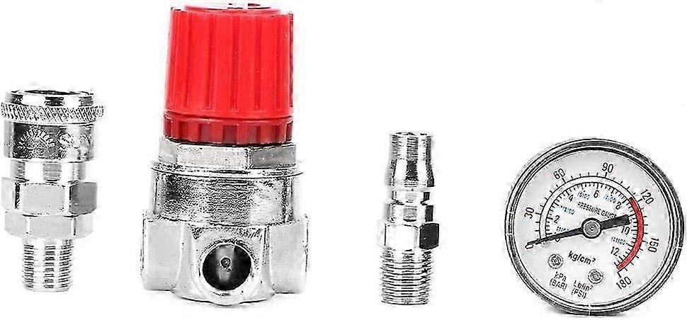 Air Compressor Control Valve with Pressure Regulator Gauge
