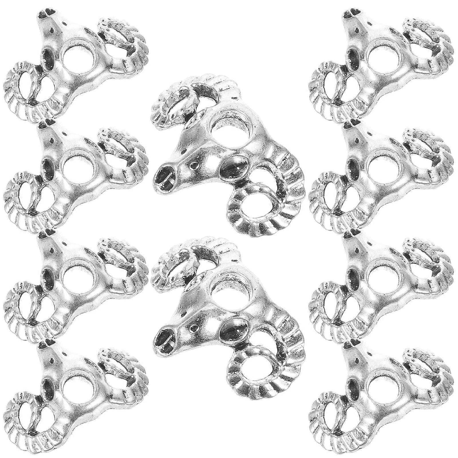 Accesorii pentru păr Accesorii pentru împletitură de păr Argintiu 2.50X1.80X0.70cm Petrecere Utilizare Înfrumusețare a părului 10Buc