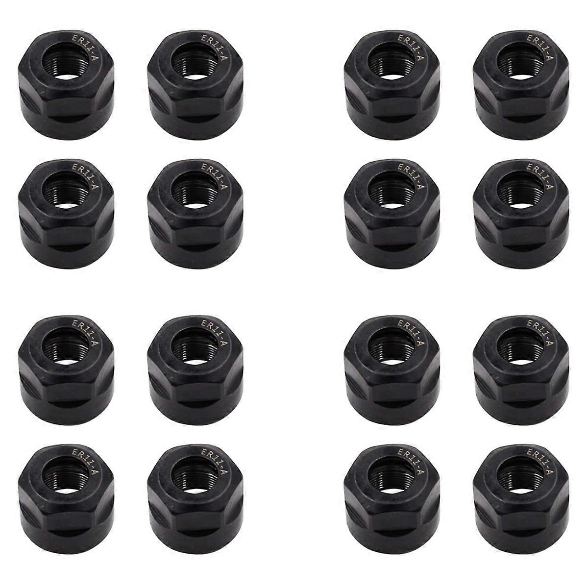 4Pcs Collet Clamping Hex Nuts, for CNC Milling Chuck Holder Lathe