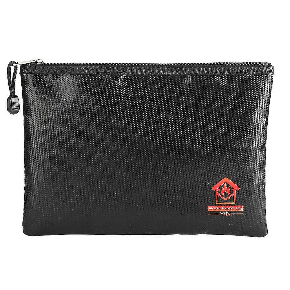 27 x 16 cm Fireproof Waterproof Document Storage Bag for School and Office