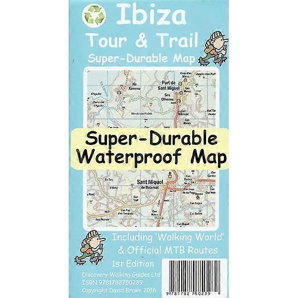 Ibiza Tour And Trail Super-durable Map