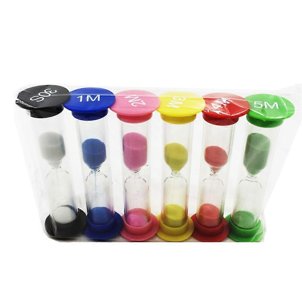 Classroom Timers For Teachers Hourglass Set Timer For Kids Home And Office Decoration 6Pcs