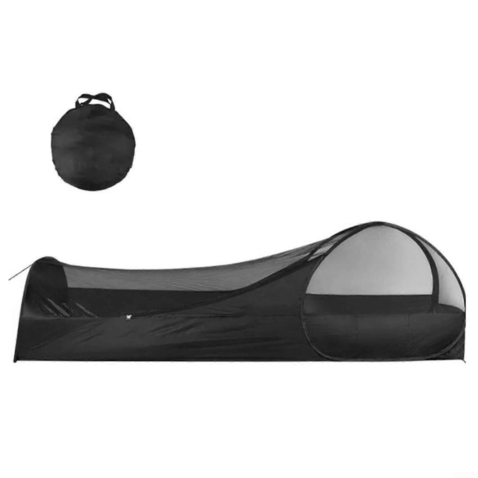 1 Person Net Tent Mesh Mosquito Net For Outdoor Adventure, 210x105x50 Cm, Foldable In Compact Carry Bag