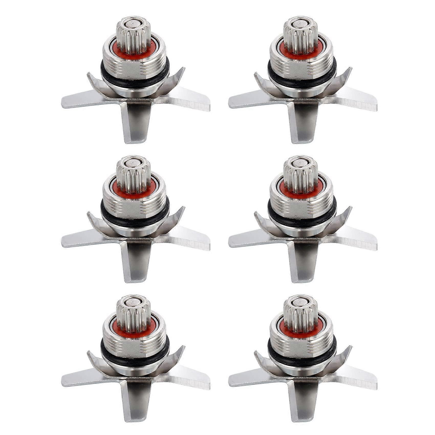 767 Stainless Steel Hardened Blades Set for TWK 767 Juicer Mixer - 6 Matching Mixing and Cutting Knives