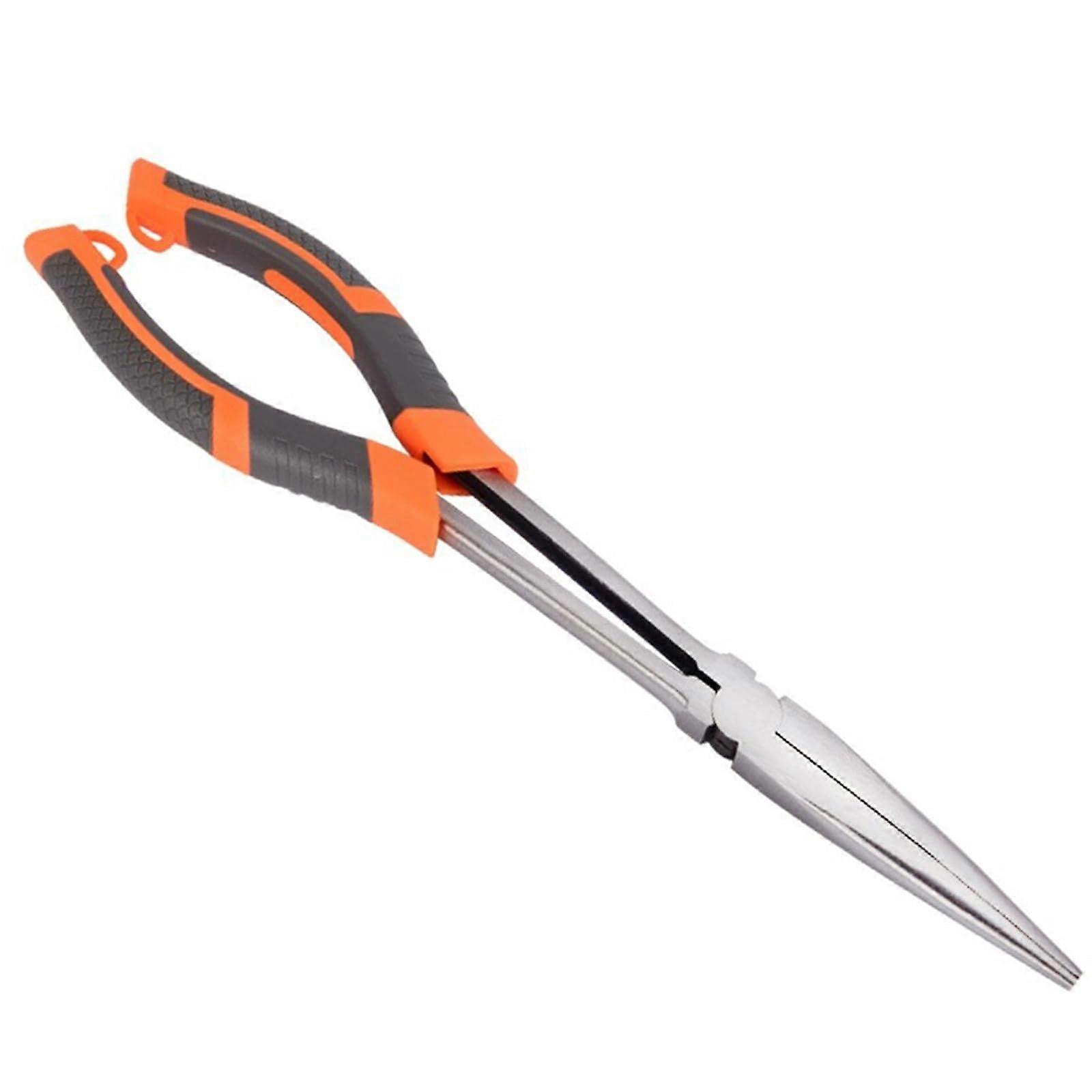 Alloy Steel 11Inch Long Nose Pliers For Precision Work In Tight Spaces, Needle Nose Pliers