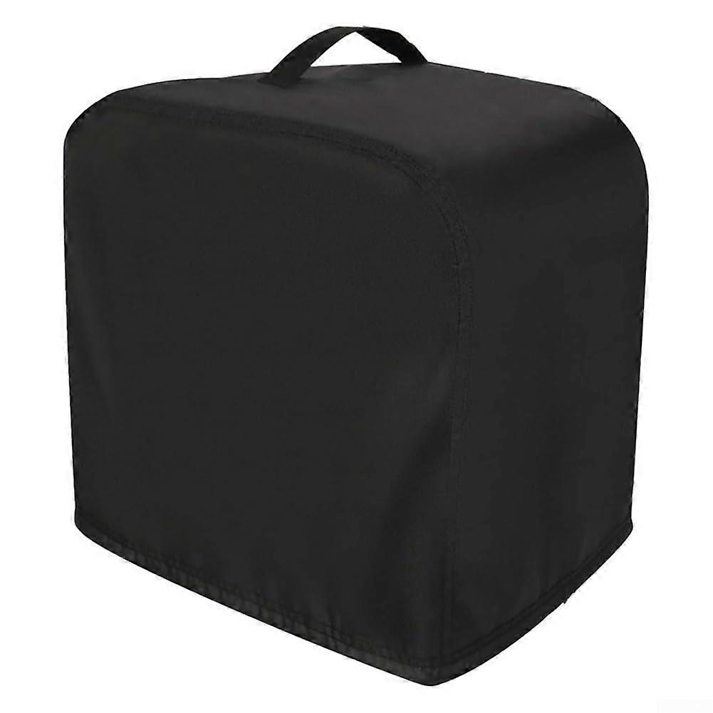 Protective cover for ice cube maker made of 210D Oxford fabric, safeguards your device from environmental damage (black).