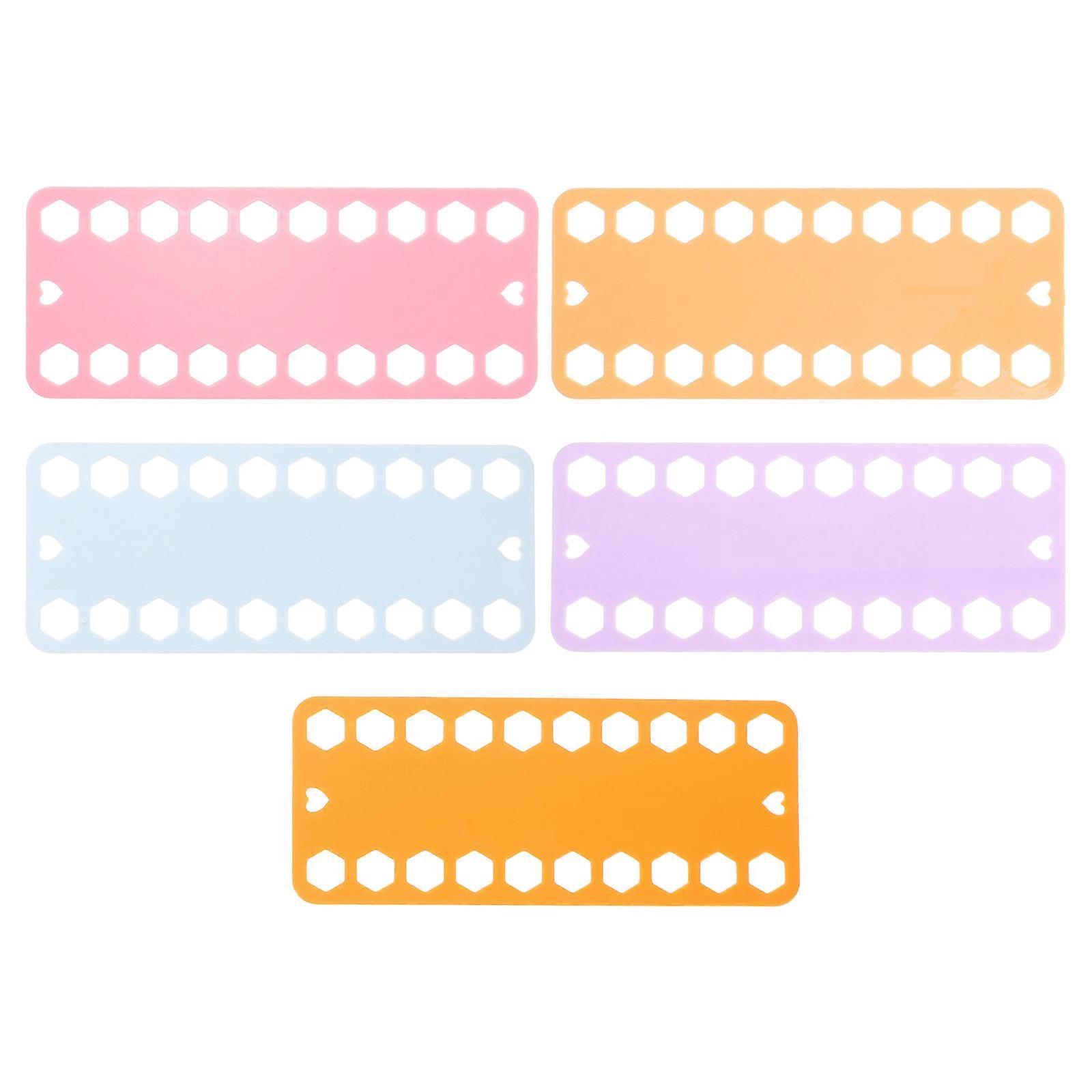 Cross Stitch Accessories Thread Winder Plastic Embroidery Thread Organizer Board Sky Blue 5Pcs
