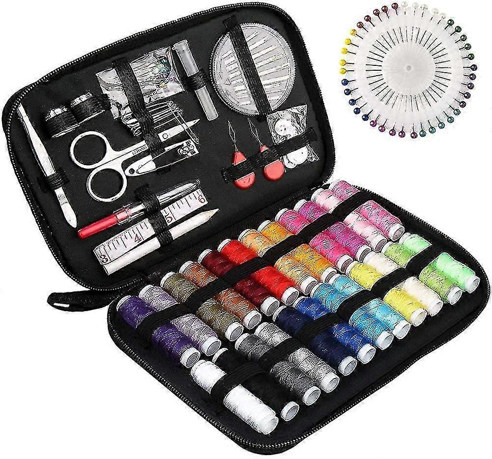 130-Piece Sewing Kit with Box, Sewing Accessories Set