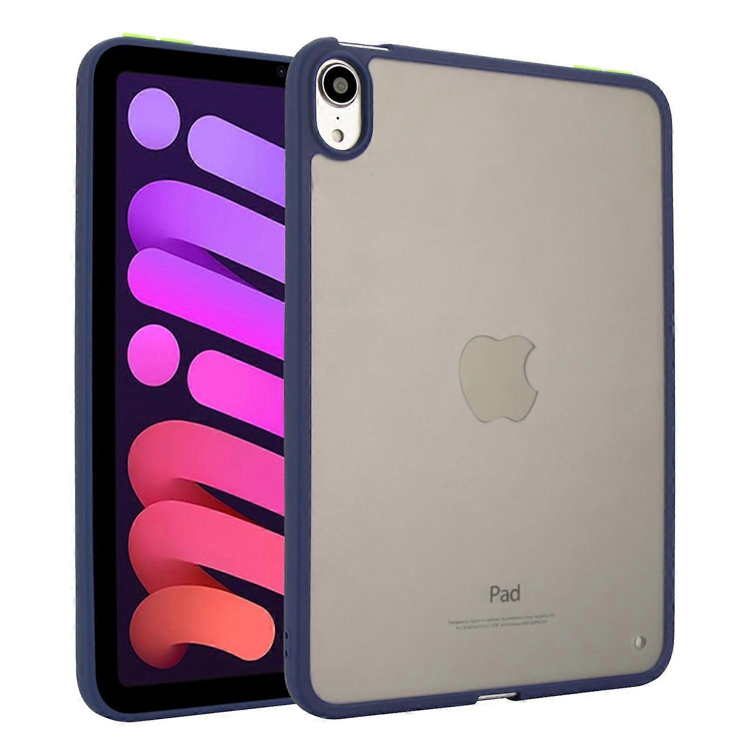 For iPad mini (2024) (2021) Case Skin Touch Matte Acrylic TPU Shockproof Tablet Cover