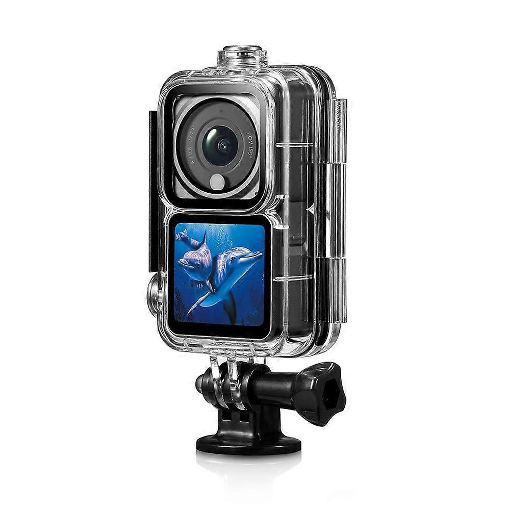 Acrylic Underwater Camera Diving Case 60M Dual Screen Kit for DJI Action 2