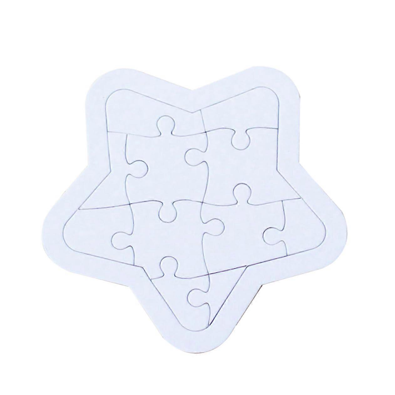 1satz Graffiti Malbrett White Star Shaped Paper Plates for Creative Drawing and Coloring, Safe Material for Kids Art Projects