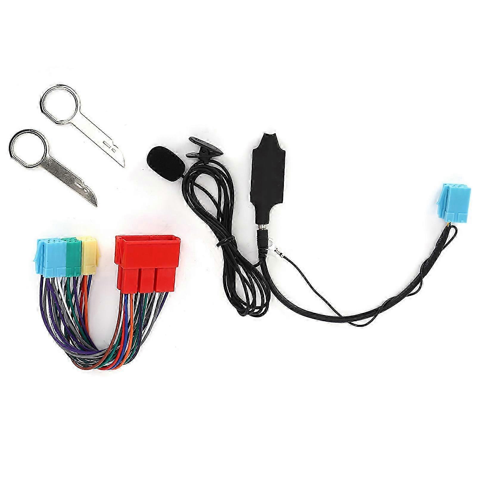 Bluetooth Audio Adapter with Speaker Car Stereo Compatible with Certain Models