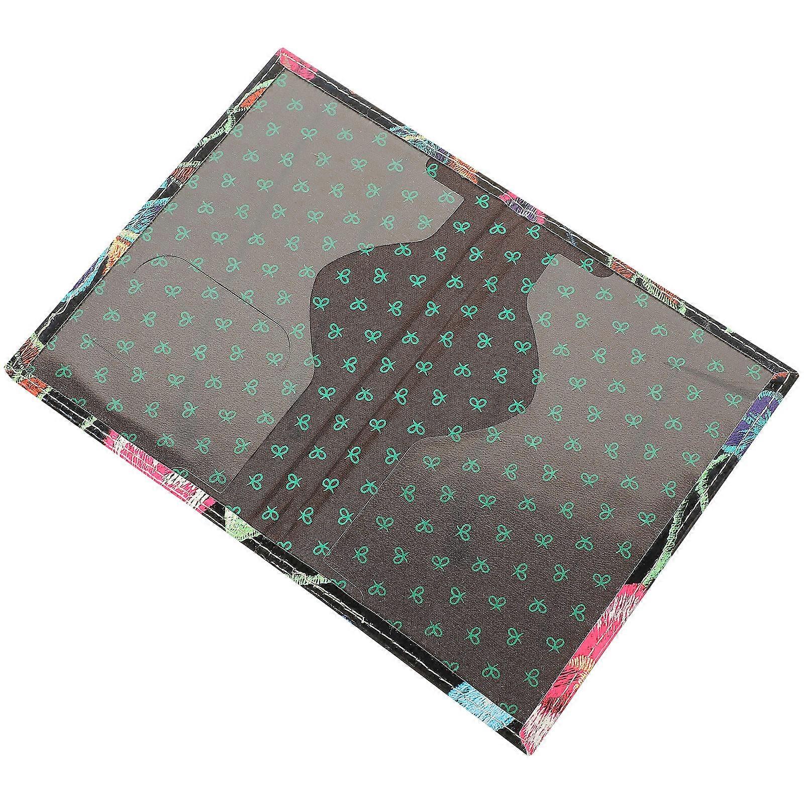 Travel Accessories For Plane Red 20x14cm Passport Holder Vintage Style Organize Belongings 1Pack