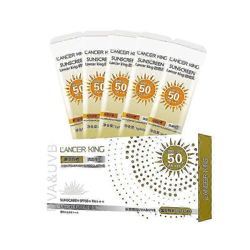 50個ミニ日焼け止めSPF 50+、トラベルサイズ、日焼け止め、保湿&爽快、顔の体、防水&防汗、オイルフリーの日焼け止め