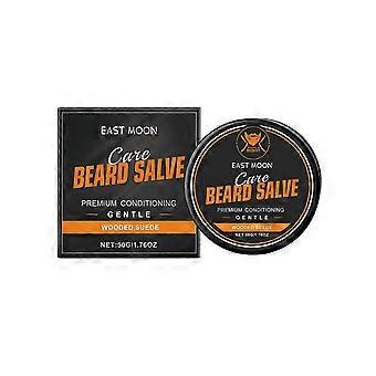 East Moon Men's Wooden Beard Care Cream Soft and Styling nourishes beard moisturizing gentle and smooth shine