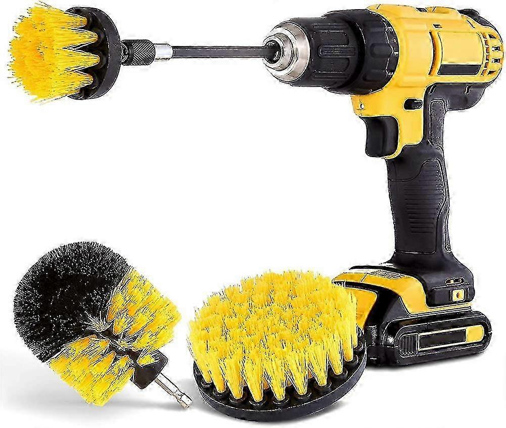 Drill Brush Attachment Set - Electric Brush for Cleaning - All