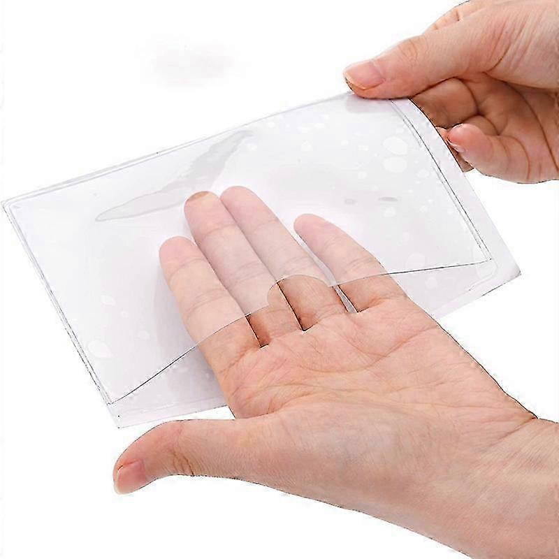 Self-Adhesive Label Pockets Transparent Label Holders 10 Pack
