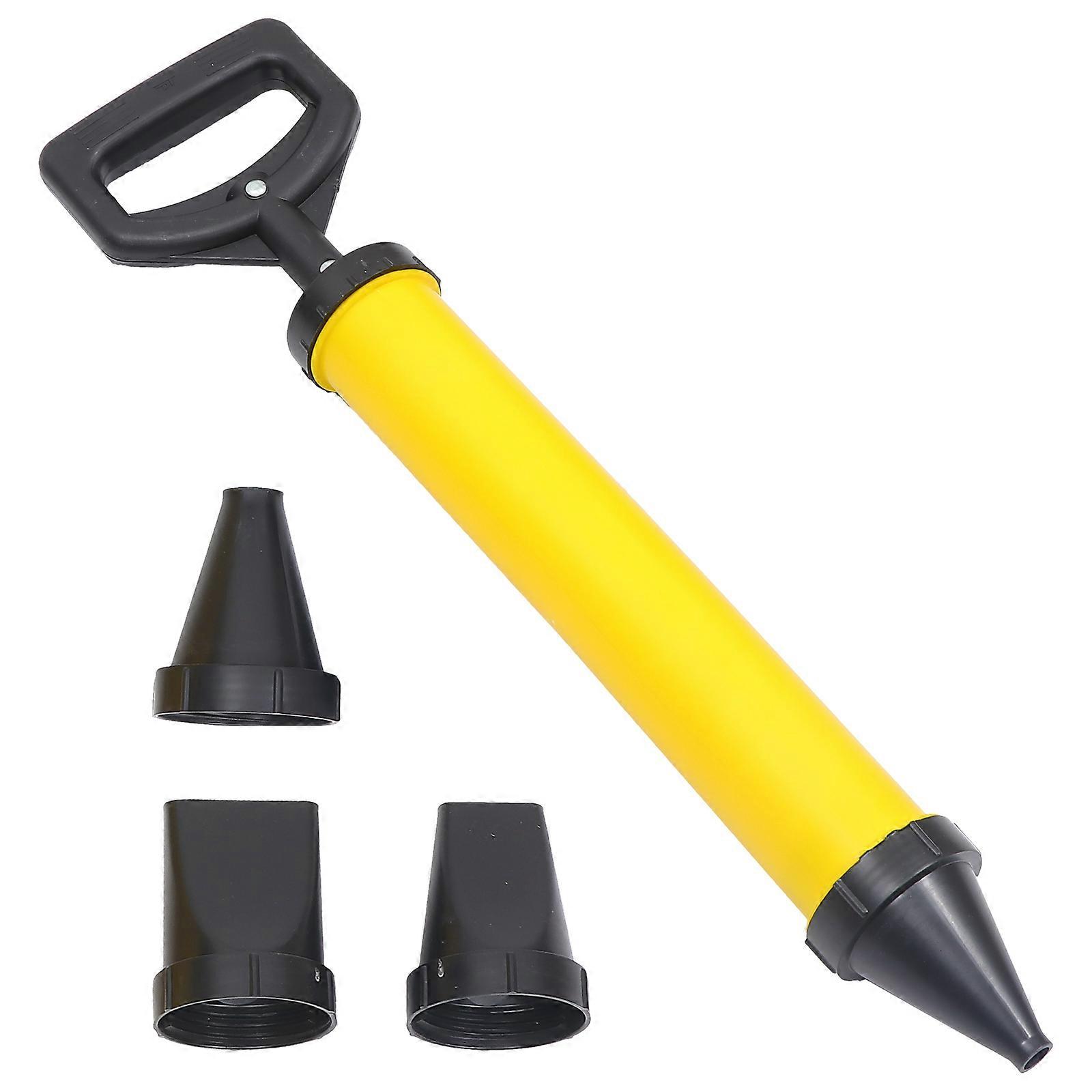 Sprayer Tile Grouting Tools Handheld Grouting Sprayer Wall Repositioning Yellow ABS 1Set