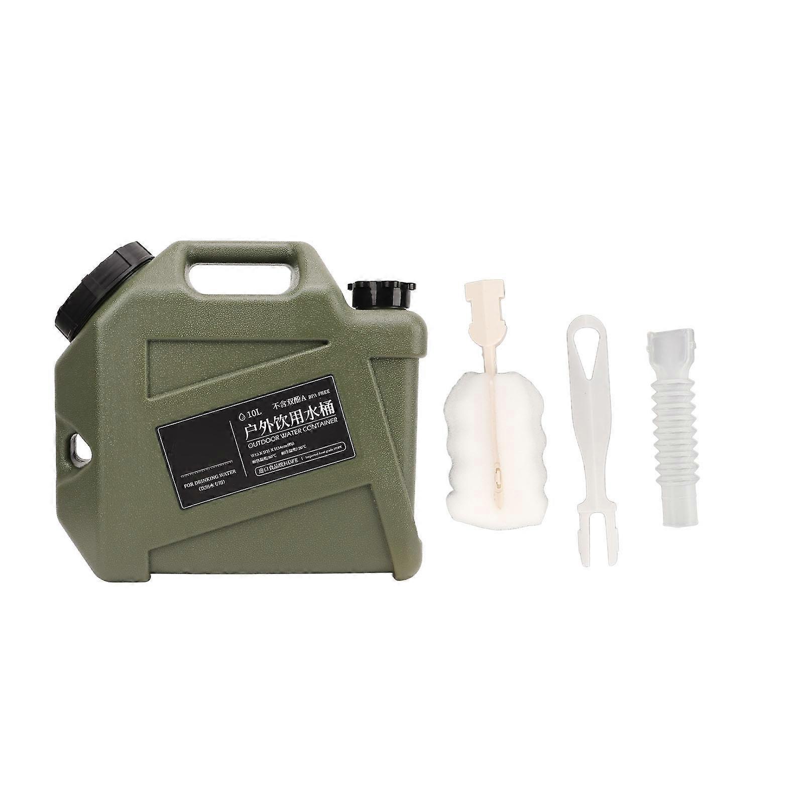 Portable Container Leakage Proof Large Water Storage Tank with Faucet for Camping Travel Home 10L