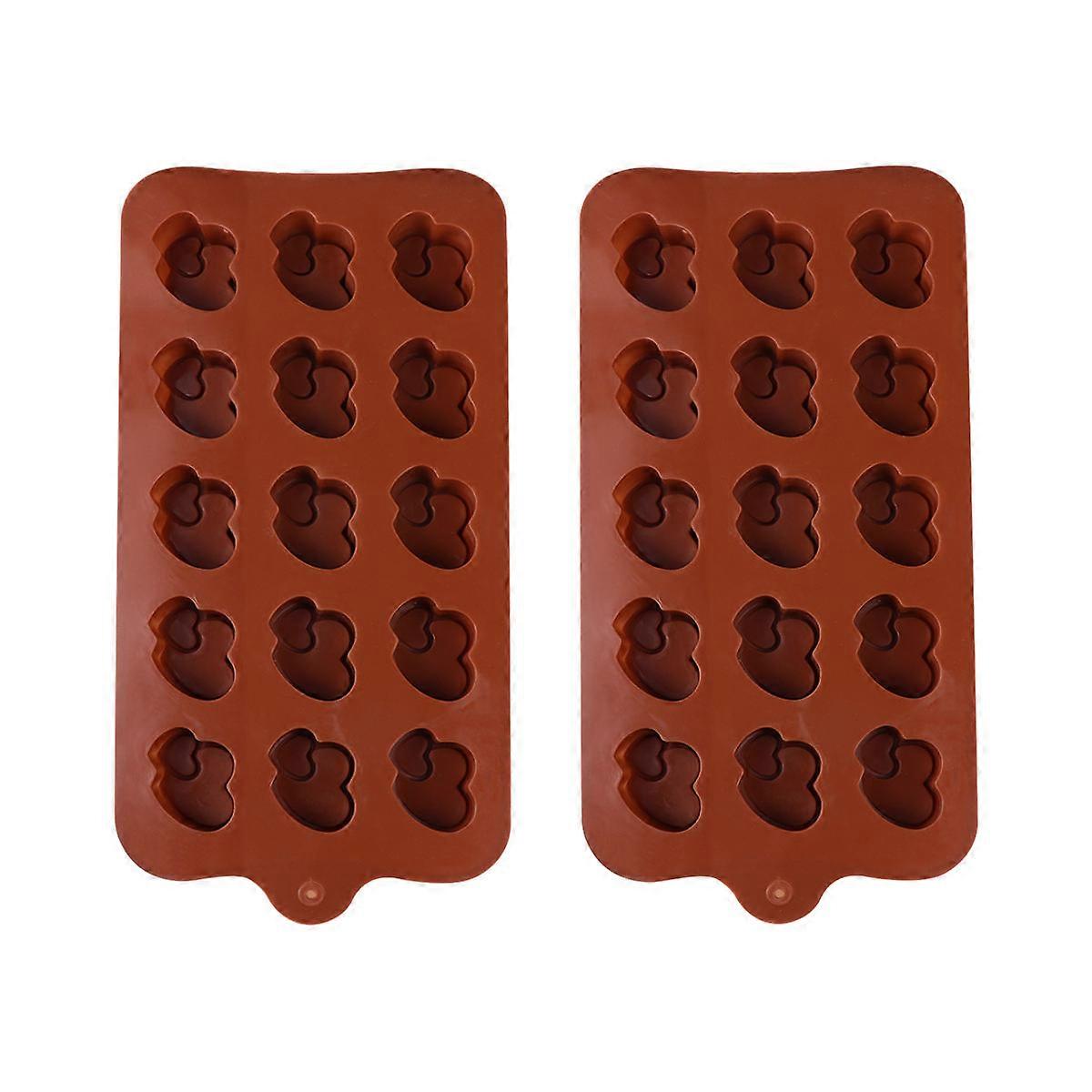 Cake Decorating Mold Easy Demoulding Silicone Tools for Professional Cake Shop Use Random Color 2PCS Multi-Purpose Baking Molds