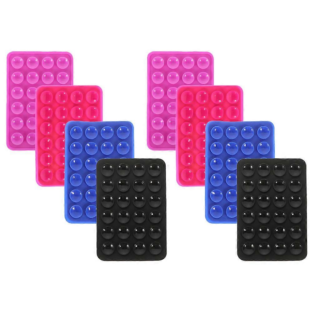 Suction Cup Phone Mount Silicone Tablet Holder Car Use Drivers Practical Design 8.00X5.50X0.50CM 8Set