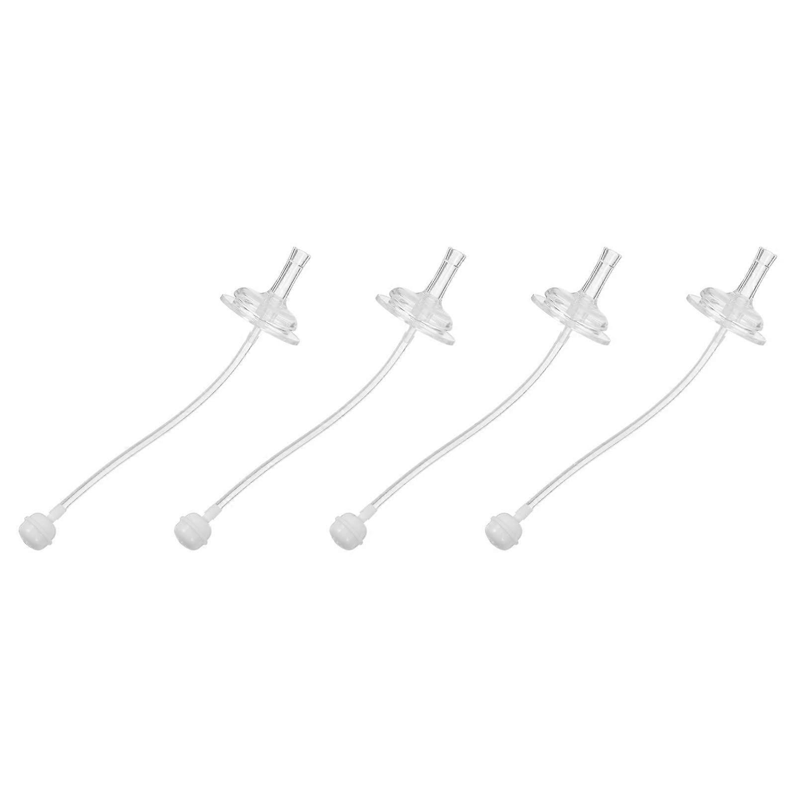 4 Pack Baby Bottle Straws for Mesh Milk Bottles, Durable and Safe Drinking Solutions for Toddlers, BPA-Free Design