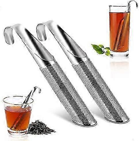 2 PCS Tea Strainer, Tea Infuser for Loose Tea, Stainless Steel Tea Diffuser, Extra Fine Mesh Steeper